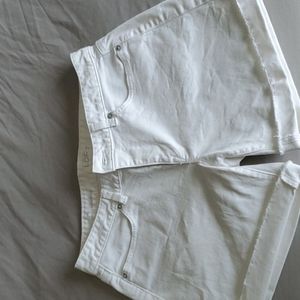 White shorts Loft
